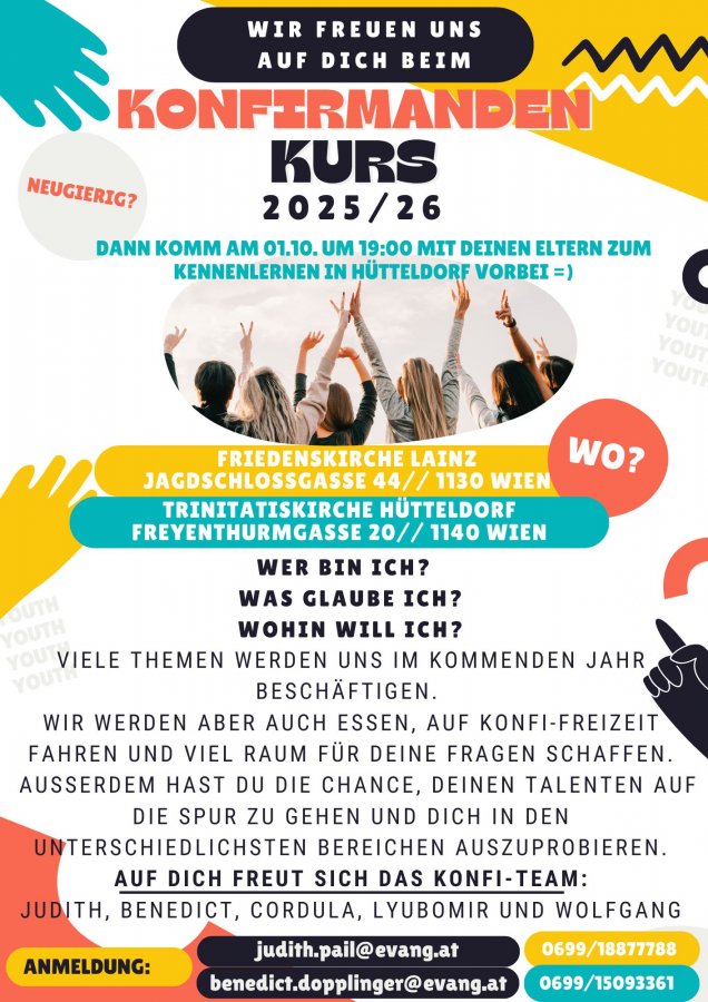 Das neue Konfirmationsjahr 2025/2026 beginnt