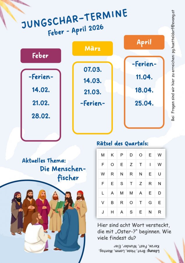 Jungschar-Programm 2026