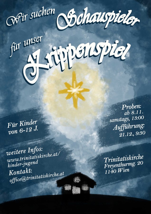 Krippenspiel 2025 Einladung